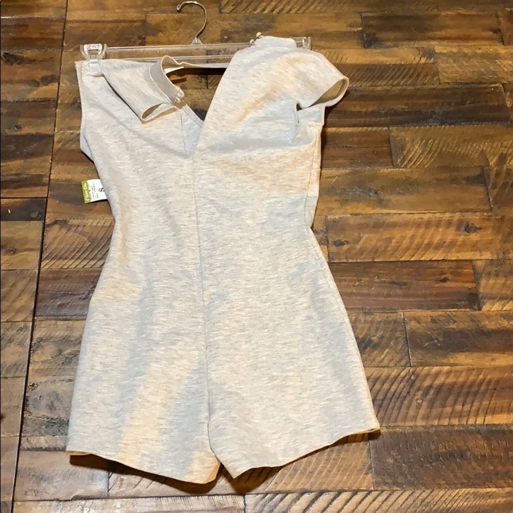 Gray romper